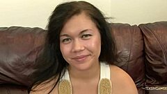 Katt's Trimmed Pussy Shines in Casting Before Hard Drilling!