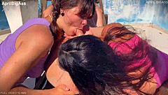 rimming dirty asses in rough bisexual threesome face sucking humiliation