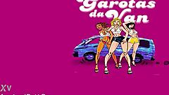 britney bitch alessandra dias and nicole fuck michael hard in car orgy