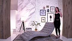 i tease him with my tight ass bent over begging for young anal pounding