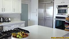 Jade Nile Fucks Hard In Living Room Before Getting Caught