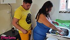 Nympho Brunette Kitchen Pounding Intense Desire