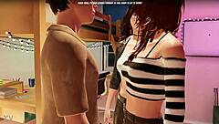 house party vickie rachael threesome ashleys room!