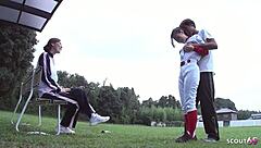 join japanese mature outdoor ffm threesome