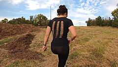 Big Ass Bounces Wild On Motorcycle GoPro Pt 4