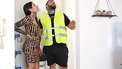 Spycam Maintenance Fuck Caught Raw!