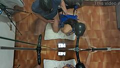 Petite Milf Gags on Huge Cock While Ramming Dildo Deep