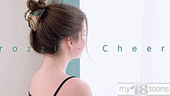 Julia Morozzi Fingers Tight Hairy Pussy Solo Orgasm