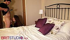 british teen tries amateur uniform fun first