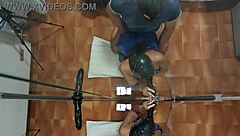 Petite Milf Gags on Huge Cock While Ramming Dildo Deep