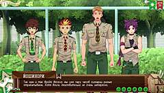 Game Friends Camp Way 2 Episode 37 Yoichi Help Russian Voiceover