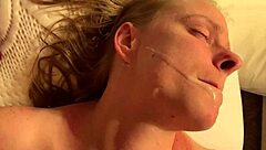 Busted Pussy Ripped Open Titty Fuck Huge Cum Facial Dripping