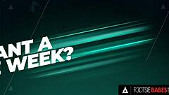 hey, watch tiffany tatum's hot feet please that cock worshiper