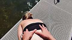 lake public fuck almost caught milf big tits 😏🍆💦
