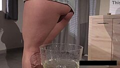 hey, wanna see this piss-spitting brunette squirt with toys?