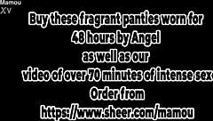 Watch Me Masturbate Licking Angel's Round Tits!