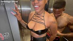 bubble butt baddie bella creams wildly on bbc before heading out dripping wet