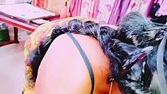 desi beauty romantic fucking with dirty telugu talks and handjob