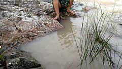 Wild Outdoor Fuck With Horny Indian Milf By Riverside!