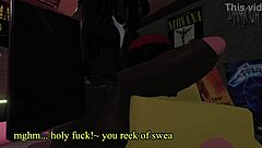 Clubbing Pickup Blows Big Black Cock