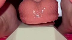 Tiny redhead wife rides old huge cock hard and deep!