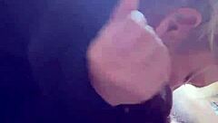 curvy milf devours massive interracial cumshot facial mouthful