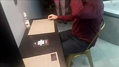 Why is this sexy blonde milf sitting so temptingly hot and ready?