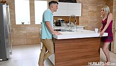 shy petite blonde groped kissed deepthroated hardcore