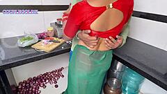asian massage turns hardcore as big cock fucks kitchen tight pussy