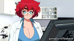 Doctor Maxine's ASMR titty fuck tempts huge cock