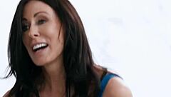 kimmy kimm watches reagan foxx's horny bikini scissoring show