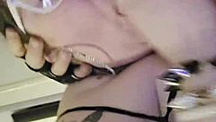 SLUTTY WIFE GOBBLES COCK in DEEPTHROAT ORAL