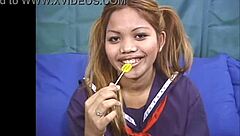 18-Year-Old Asian Cowgirl Rides To Massive Orgasm Part 2