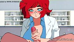 Doctor Maxine's ASMR titty fuck tempts huge cock