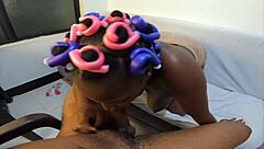 naughty neighbor sucks my cock with her perfect dick lips