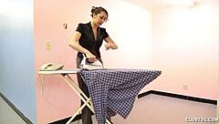 Hot Housewife's Steamy Home Handjob Tease