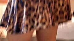 slutty maid cleaning ends with deep anal cum explosion!