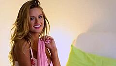 Brittney Shumaker Blonde Playboy Model Strips Big Natural Tits Tease