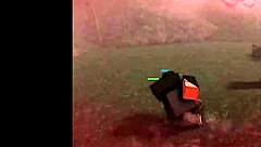 roblox fight turns into big tits creampie riding sex game loss!