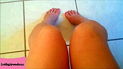 stay at my feet... while i piss, toilet dog! 😩