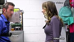 perky nerd steals cock then gets bent over fucked hard