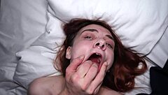 Skinny Lina Sun moans through endless orgasms all night long