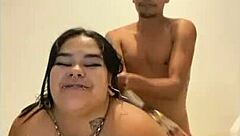 novinho pounds bbw's fat ass as birthday gift treat