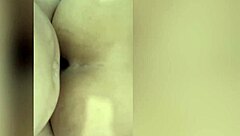 curvy latina housewife tempts with open door changing tease