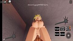 Rich CNP Slut Drains Rich Boy's Cum in Roblox Frenzy