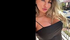 Mature milf teases in sexy lingerie pov