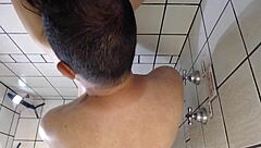 she moans loud squirting wet in bathroom fuck with hubby