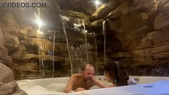 casal enjoying honeymoon motel wife rides hard