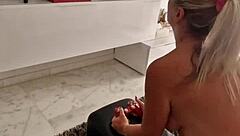 Wife Struggles With Tetris On Sybian Ride