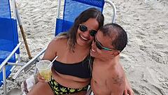 Brazilian tv star paty bumbum beach honeymoon fetish